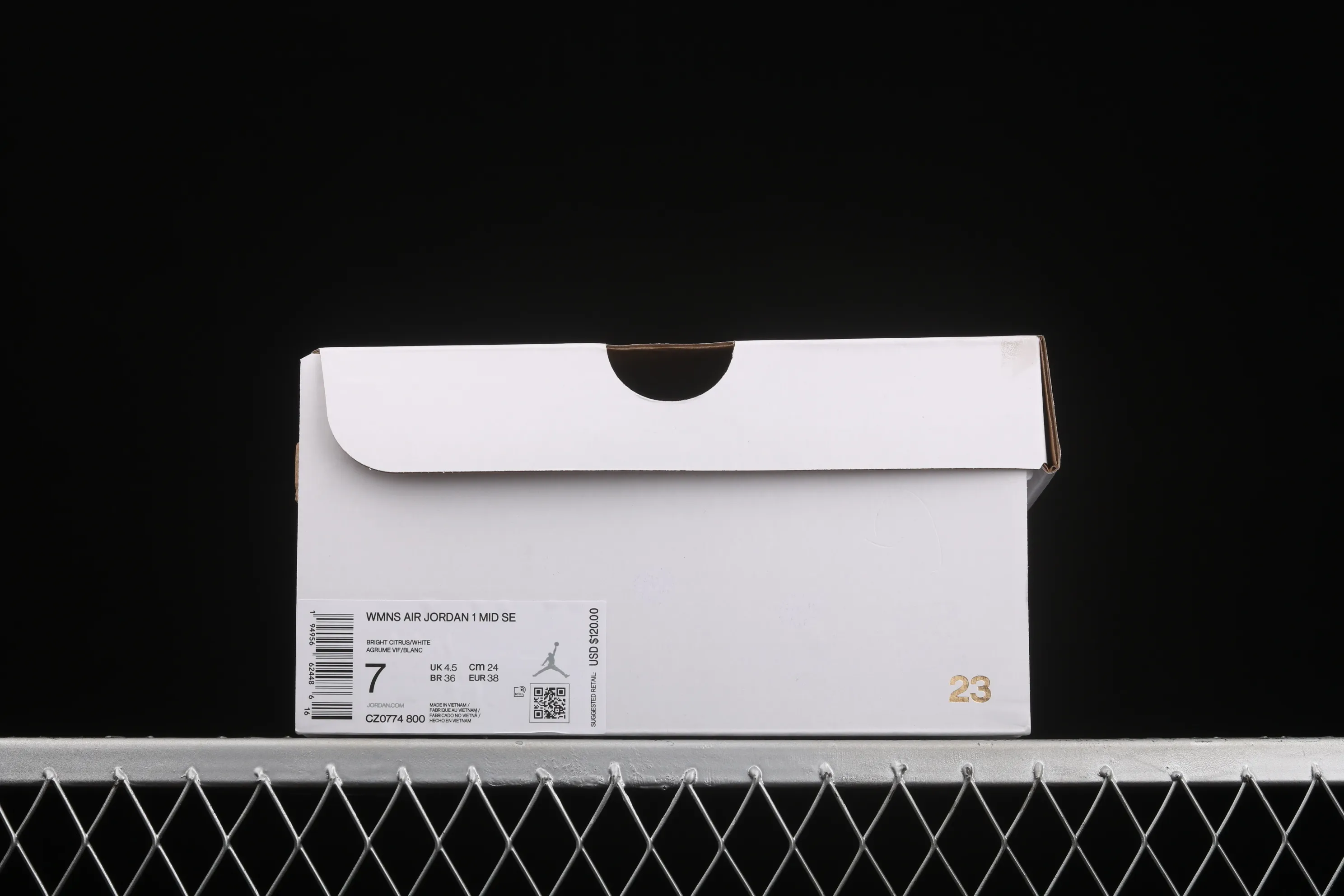 All categories Air Jordan Jordan series basketball shoes Air Jordan 1 Mid G version pure original Air Jordan 1 Mid AJ1 Joe 1 white orange China basketball shoes CZ0774-800